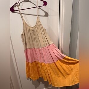 Colorful Sleeveless Dress